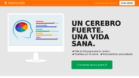 What Memorado.es website looked like in 2018 (6 years ago)