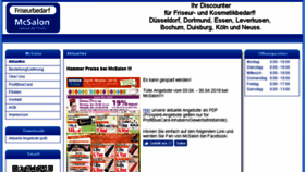 What Mc-salon.de website looked like in 2018 (6 years ago)