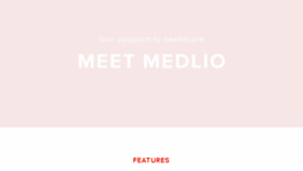 What Medl.io website looked like in 2018 (6 years ago)
