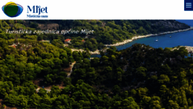What Mljet.hr website looked like in 2018 (6 years ago)
