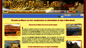 What Morocco-nomad-safari.com website looked like in 2018 (6 years ago)