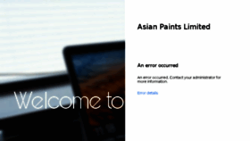 What Mail.asianpaints.com website looked like in 2018 (6 years ago)