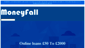 What Moneyfall.co.uk website looked like in 2018 (6 years ago)
