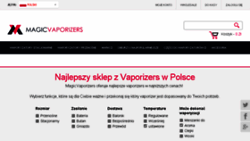 What Magicvaporizers.pl website looked like in 2018 (6 years ago)