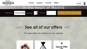 What Mediodiahotel.com website looked like in 2018 (6 years ago)