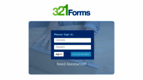 What My.321forms.com website looked like in 2018 (6 years ago)