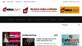 What Megairati.com.br website looked like in 2018 (6 years ago)