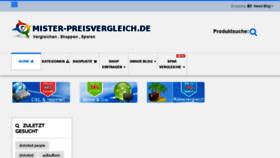 What Mister-preisvergleich.de website looked like in 2018 (6 years ago)