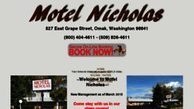 What Motelnicholas.com website looked like in 2018 (6 years ago)