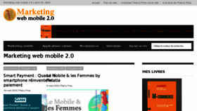 What Marketing-webmobile.fr website looked like in 2018 (6 years ago)