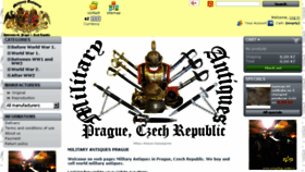 What Military-antiques.cz website looked like in 2018 (6 years ago)