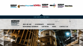 What Morgansindall.com website looked like in 2018 (6 years ago)