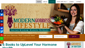 What Moderngoddesslifestyle.com website looked like in 2018 (6 years ago)
