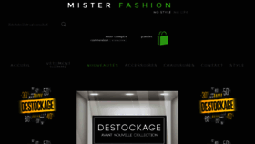 What Misterfashion.fr website looked like in 2018 (6 years ago)