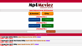 What Mp4moviez.club website looked like in 2018 (6 years ago)