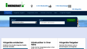 What Meinhoergeraet.de website looked like in 2018 (6 years ago)