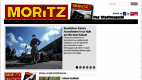 What Moritz.de website looked like in 2018 (6 years ago)