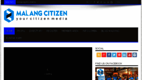 What Malangcitizen.com website looked like in 2018 (6 years ago)