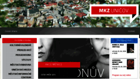 What Mkzunicov.cz website looked like in 2018 (6 years ago)