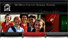 What Mcminnschools.com website looked like in 2018 (6 years ago)