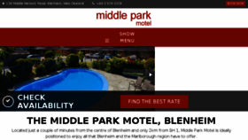 What Middle-park.co.nz website looked like in 2018 (6 years ago)
