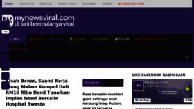 What Mynewsviral.com website looked like in 2018 (6 years ago)