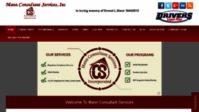 What Mannconsultant.com website looked like in 2018 (6 years ago)
