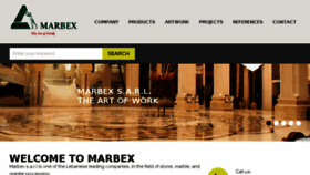 What Marbex-lb.com website looked like in 2018 (6 years ago)