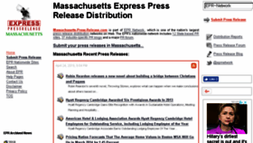 What Massachusetts-press-release.com website looked like in 2018 (6 years ago)