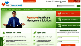 What Medimanage.com website looked like in 2018 (6 years ago)