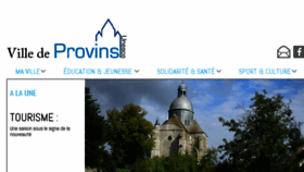 What Mairie-provins.fr website looked like in 2018 (6 years ago)