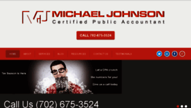 What Michaeljohnsoncpa.com website looked like in 2018 (6 years ago)
