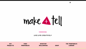 What Makeandtell.com website looked like in 2018 (6 years ago)