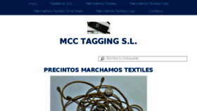 What Marchamostextiles.com website looked like in 2018 (5 years ago)