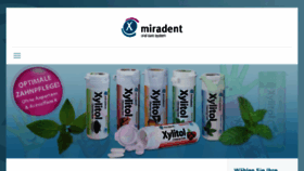 What Miradent.de website looked like in 2018 (6 years ago)