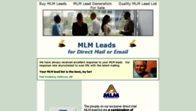 What Mlm-mailing-lists.com website looked like in 2018 (6 years ago)