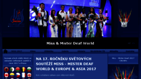 What Missdeafworld2011-2020.com website looked like in 2018 (6 years ago)