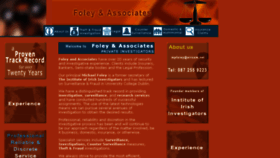 What Mpfoley.com website looked like in 2018 (6 years ago)