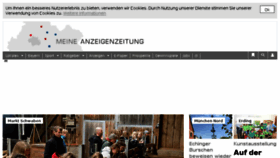 What Meine-anzeigenzeitung.de website looked like in 2018 (6 years ago)
