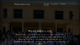 What Medicaldocs.org website looked like in 2018 (6 years ago)