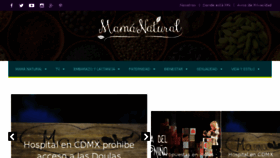 What Mamanatural.com.mx website looked like in 2018 (6 years ago)