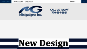 What Minigadgets.com website looked like in 2018 (6 years ago)