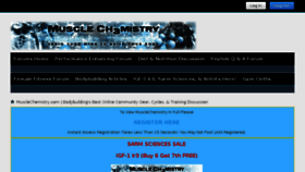 What Musclechemistry.com website looked like in 2018 (6 years ago)