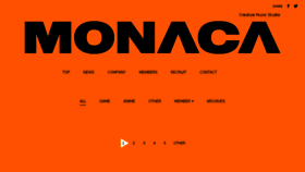 What Monaca.jp website looked like in 2018 (6 years ago)