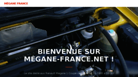 What Megane-france.net website looked like in 2018 (5 years ago)