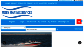 What Mobymarine.com.au website looked like in 2018 (6 years ago)