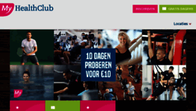 What Myhealthclub.nl website looked like in 2018 (6 years ago)