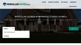 What Modularhomes.com website looked like in 2018 (6 years ago)