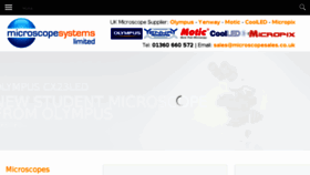 What Microscopesales.co.uk website looked like in 2018 (5 years ago)