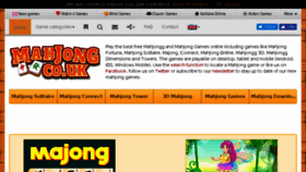 What Mahjong.co.uk website looked like in 2018 (6 years ago)